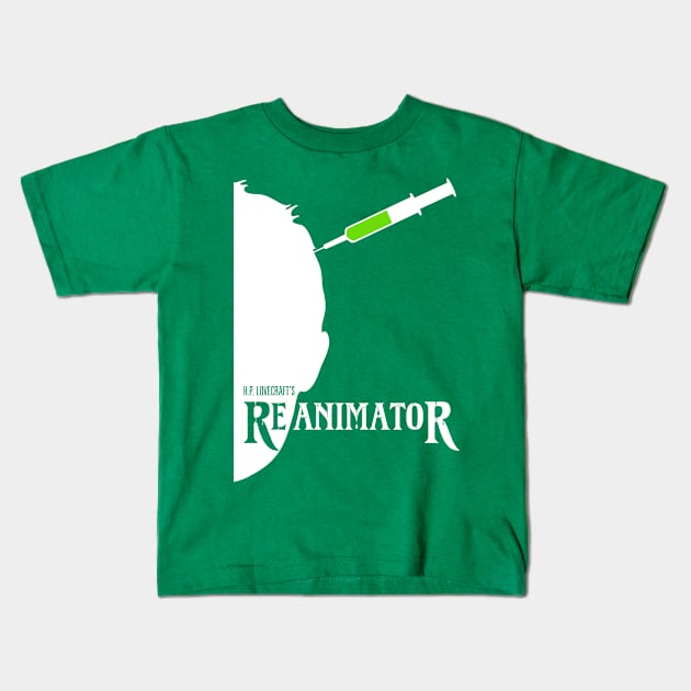 Re-Animator Kids T-Shirt by RyanBlackDesigns